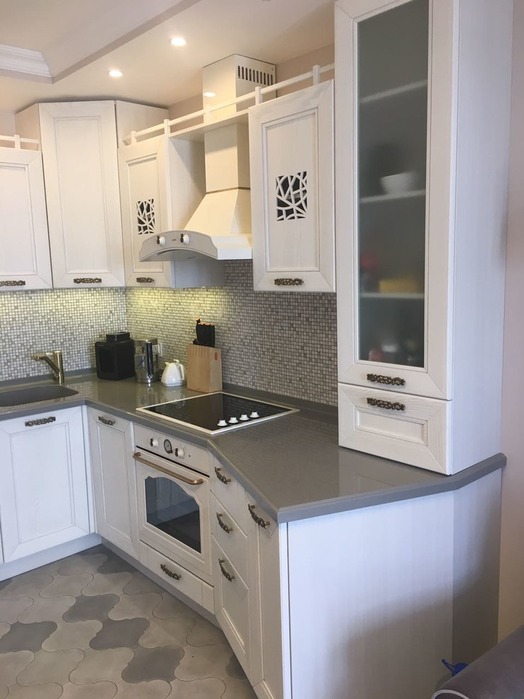 Кухня-гостиная с фасадами массив ясеня Italion Quatro