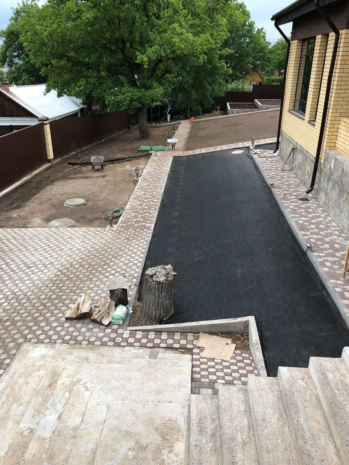 Ландшафтные работы, монтаж системы автополива с. Федоровка №2, в г. Тольятти