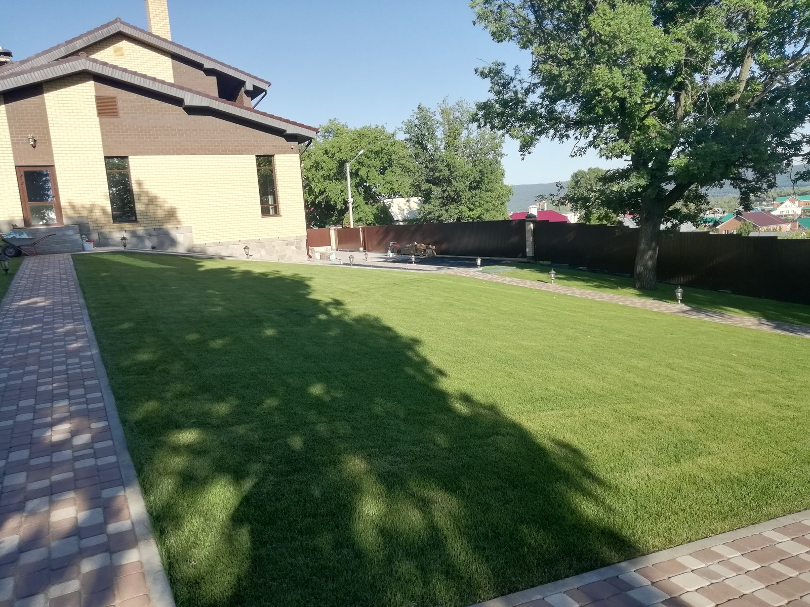 Ландшафтные работы, монтаж системы автополива с. Федоровка №2, в г. Тольятти