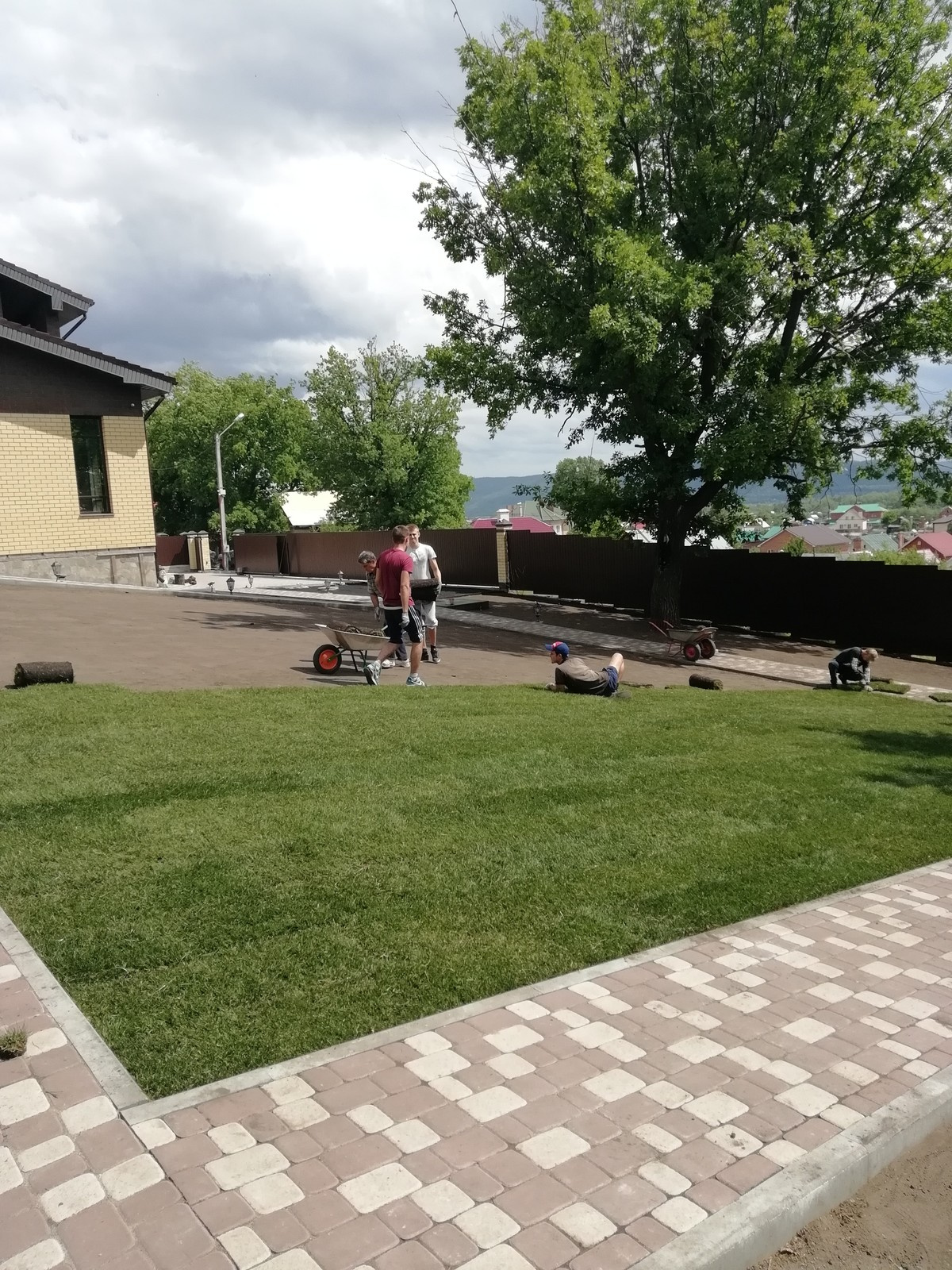 Ландшафтные работы, монтаж системы автополива с. Федоровка №2, в г. Тольятти