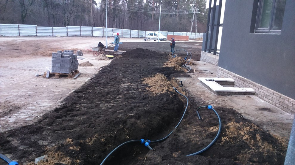 ЖК "Гринвуд"- Монтаж автоматической системы полива в г.Тольятти