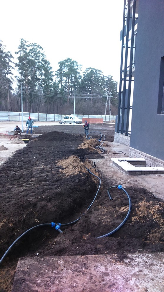 ЖК "Гринвуд"- Монтаж автоматической системы полива в г.Тольятти