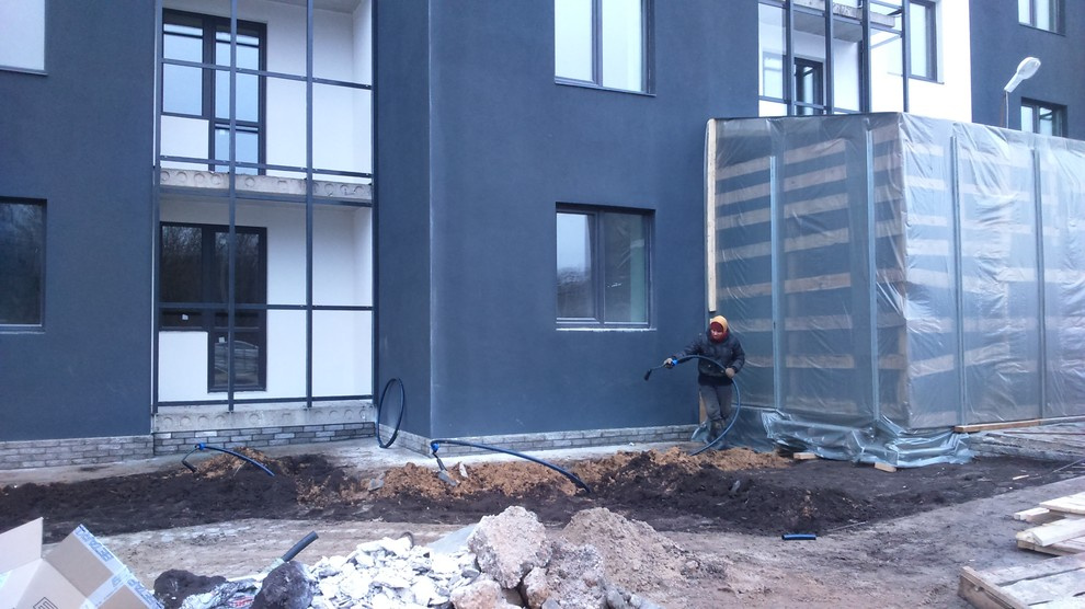 ЖК "Гринвуд"- Монтаж автоматической системы полива в г.Тольятти