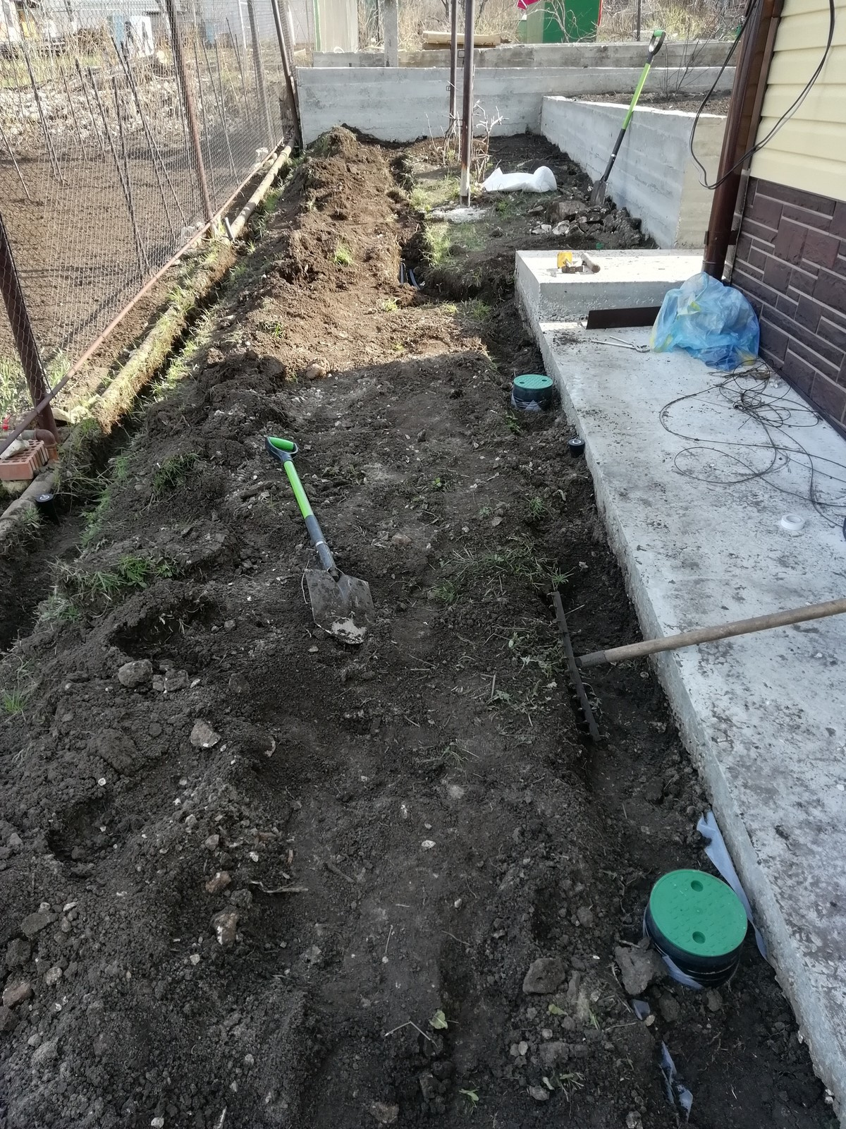 Ландшафтные работы, автополив, Самарская область, с. Зольное