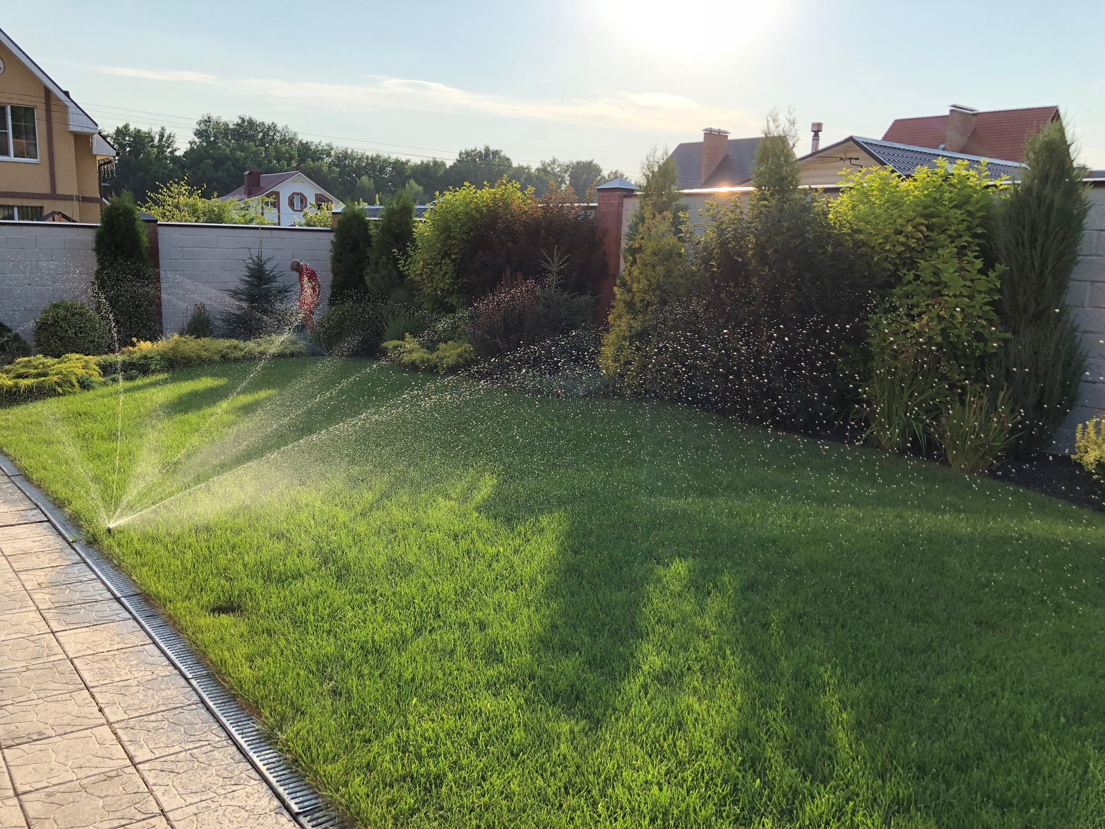 Автоматический полив в г. Самара, Горелый Хутор