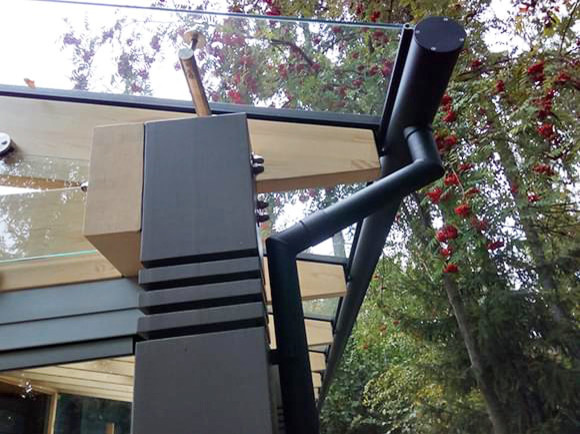 Терраса из бруса c Lumon 7T