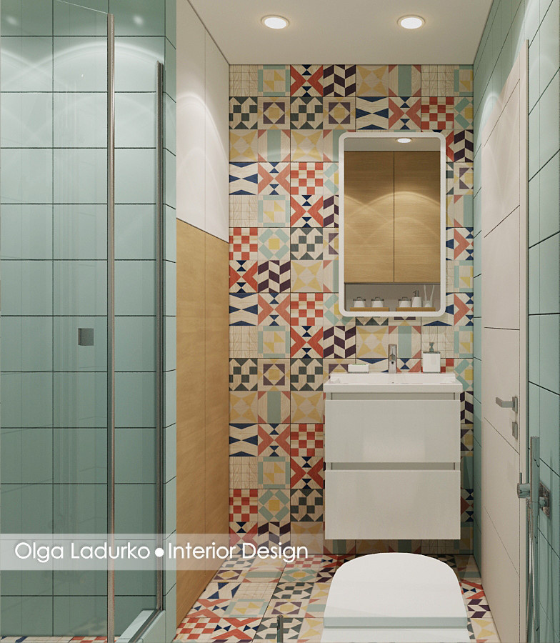 Обложка проекта: Санузел в ярких цветах