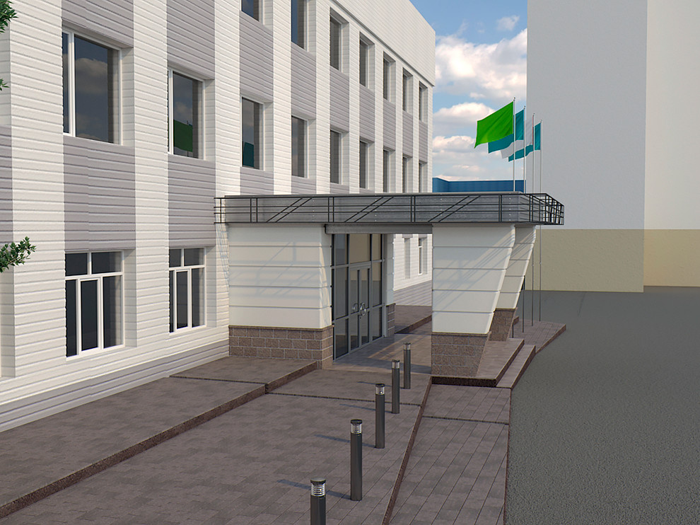 Входной группа с прилегающим участком (вариант_1)