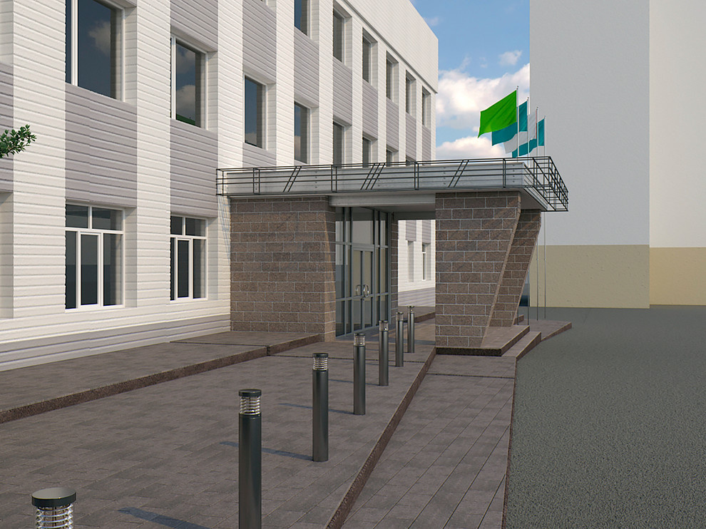 Входной группа с прилегающим участком (вариант_2)