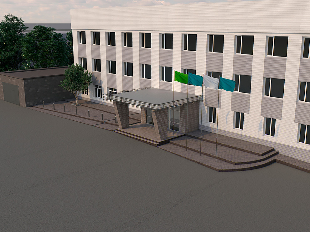 Входной группа с прилегающим участком (вариант_2)