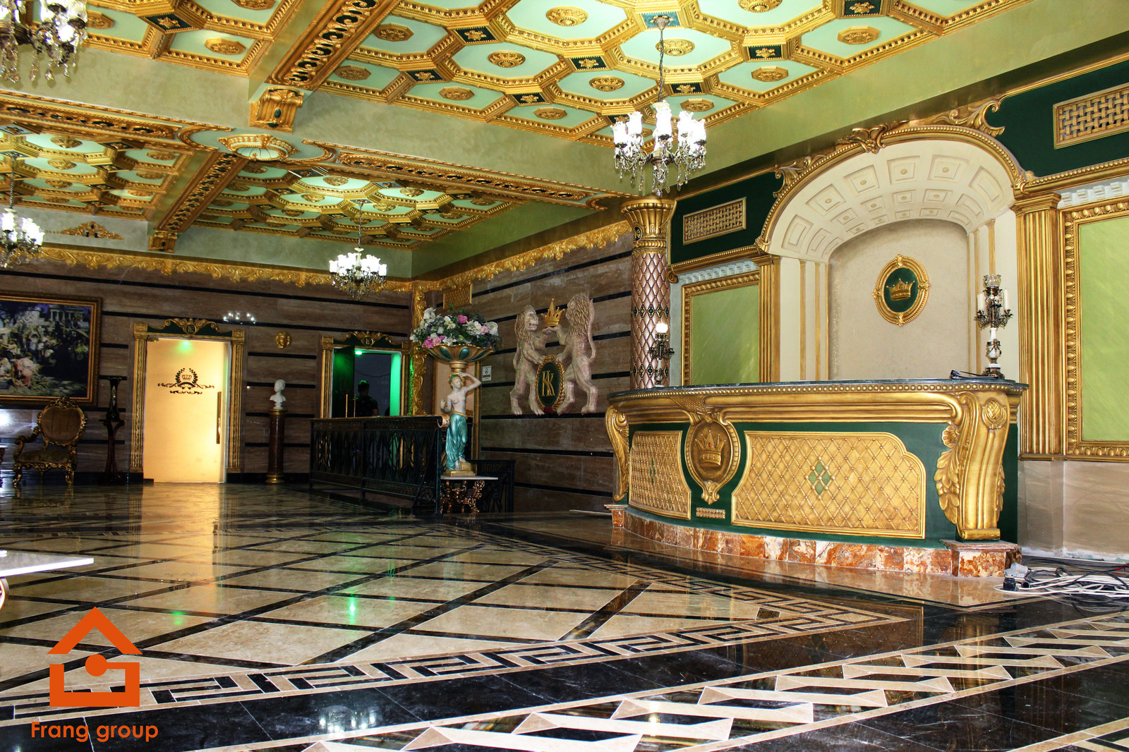 Ремонт фойе гостиницы