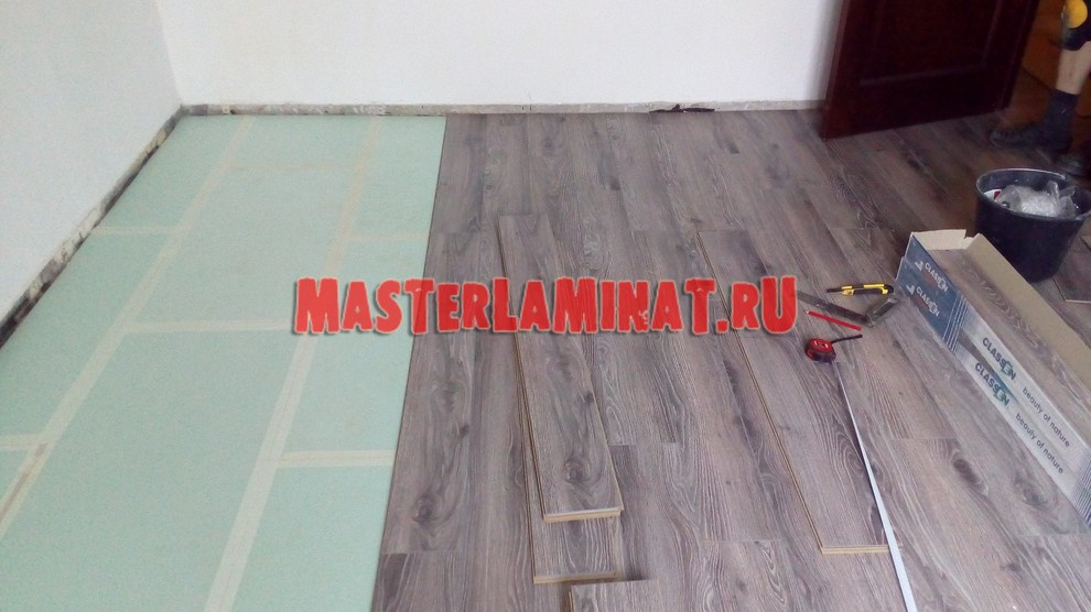 Укладка ламината в двухкомнатной квартире