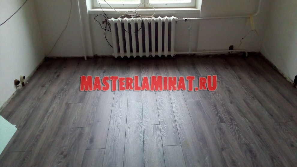 Укладка ламината в двухкомнатной квартире