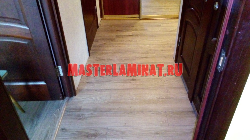 Укладка ламината в двухкомнатной квартире