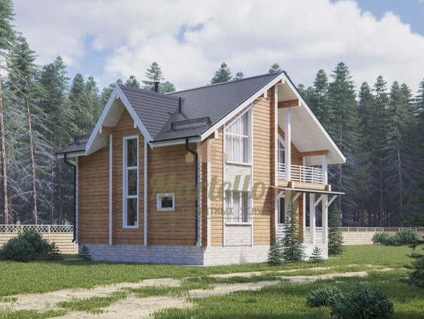 Проект дома из бруса