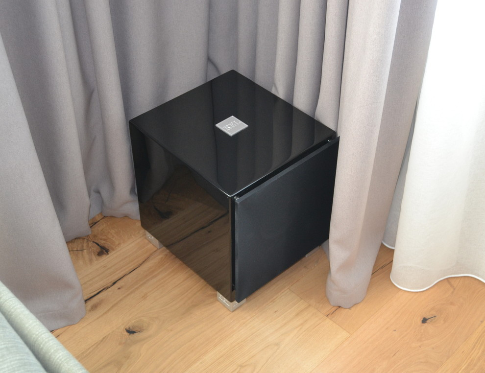 Био камин с двумя телевизорами