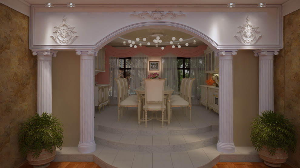 Гостиная и кухня для семьи музыкантов