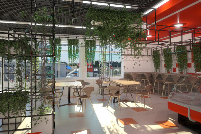 Обложка проекта: Кафе на заправочной станции