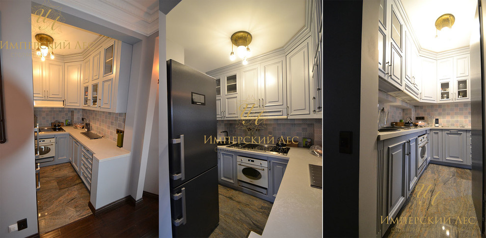Обложка проекта: Кухня в стиле "Ампир" на Сухаревке