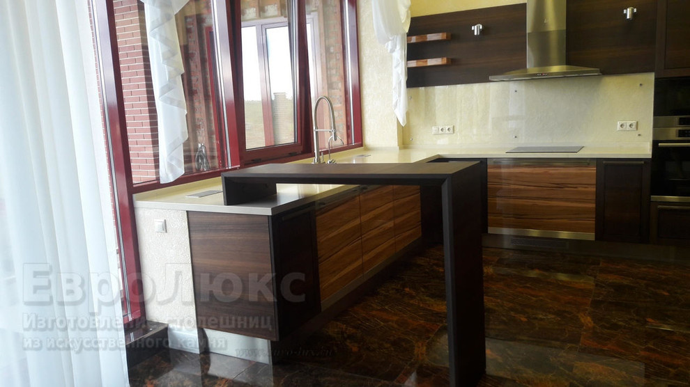 Г-образная столешница Grandex E-613 English Tea