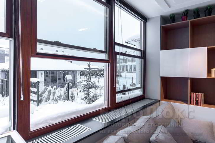 Подоконник с радиаторной решеткой 2