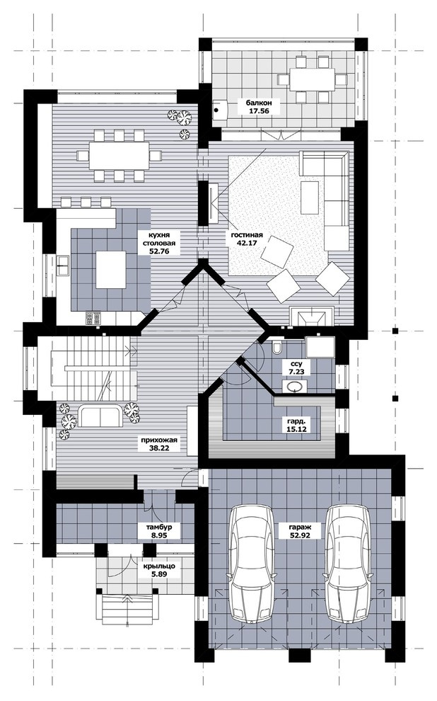 Загородный дом в КП Новопокровское 580м2