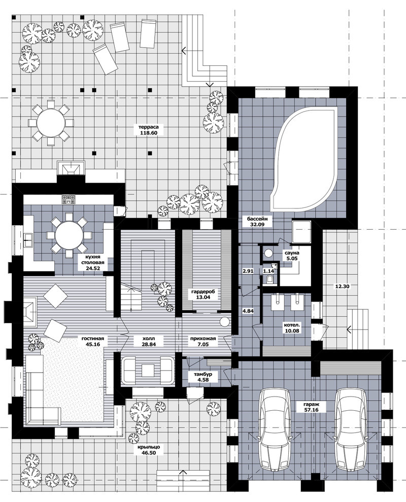 Дом в Бутурлино 580м2