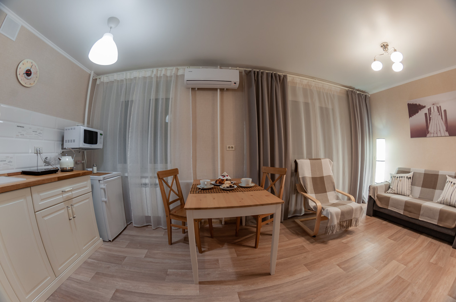 Уютная квартира 40м2 (фишай)