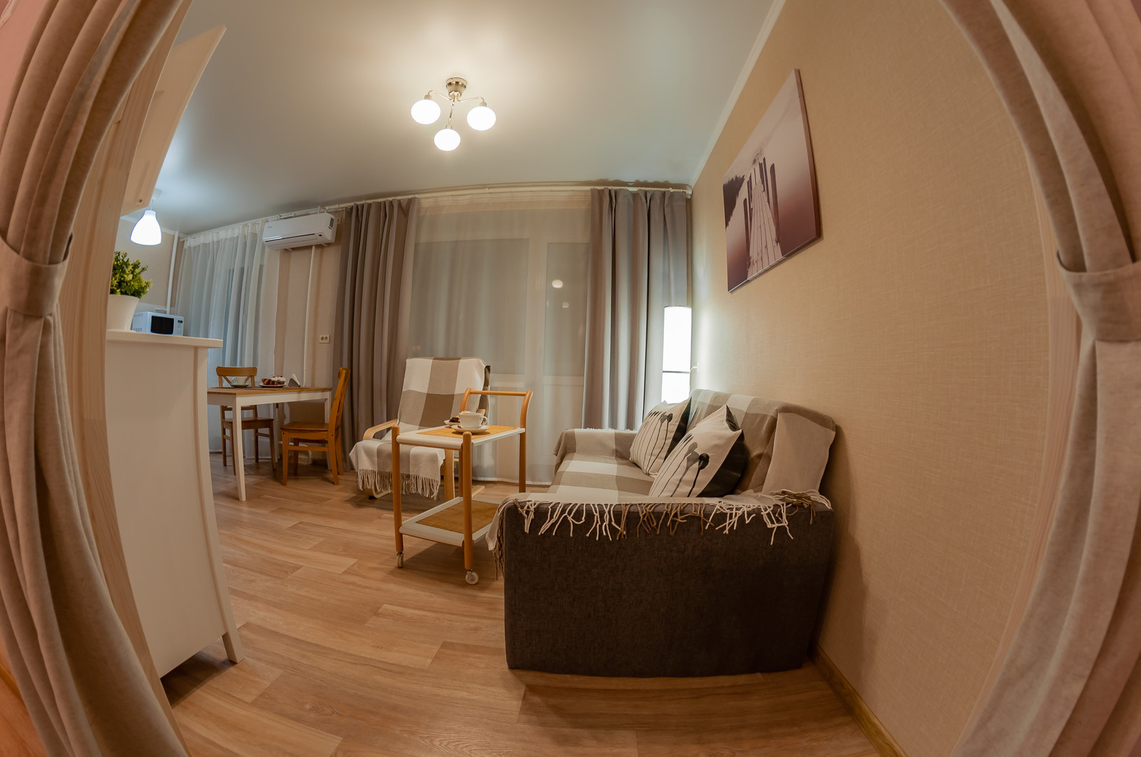 Уютная квартира 40м2 (фишай)