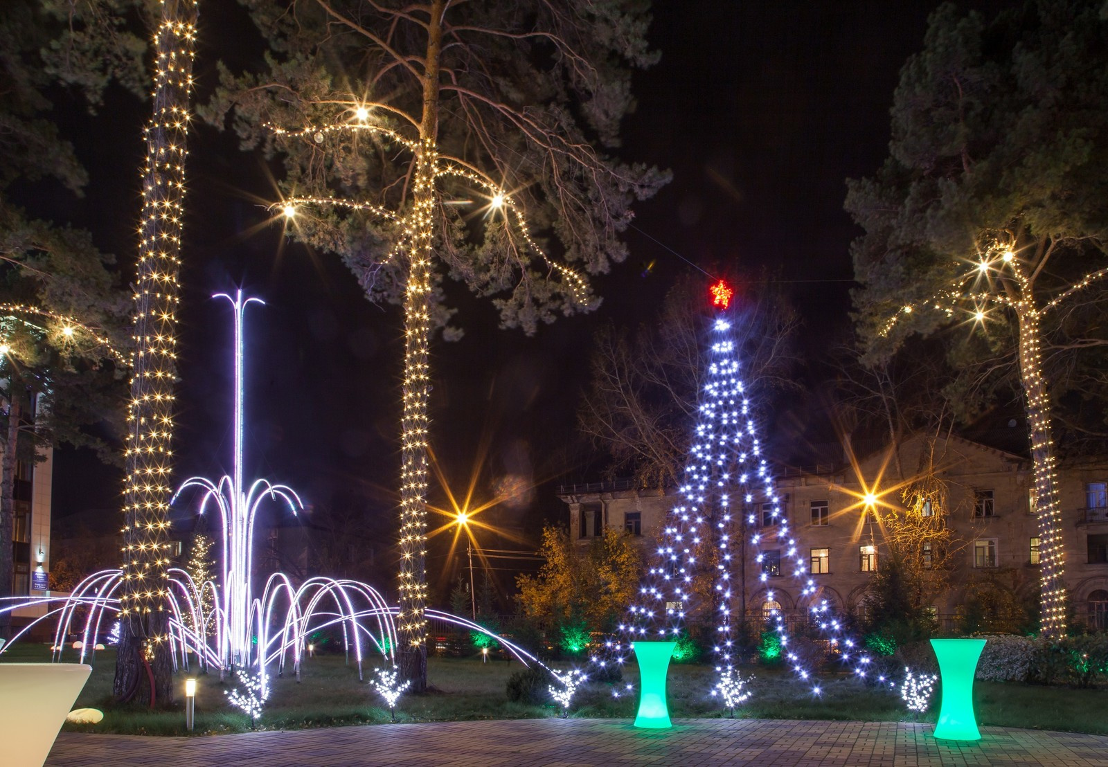 Световой Сад Новосибирск