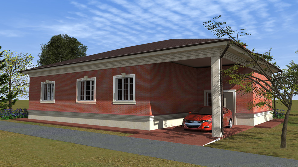 Обложка проекта: Одноэтажный дом