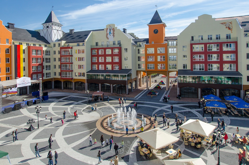 Пешеходные фонтаны / Dry fountains