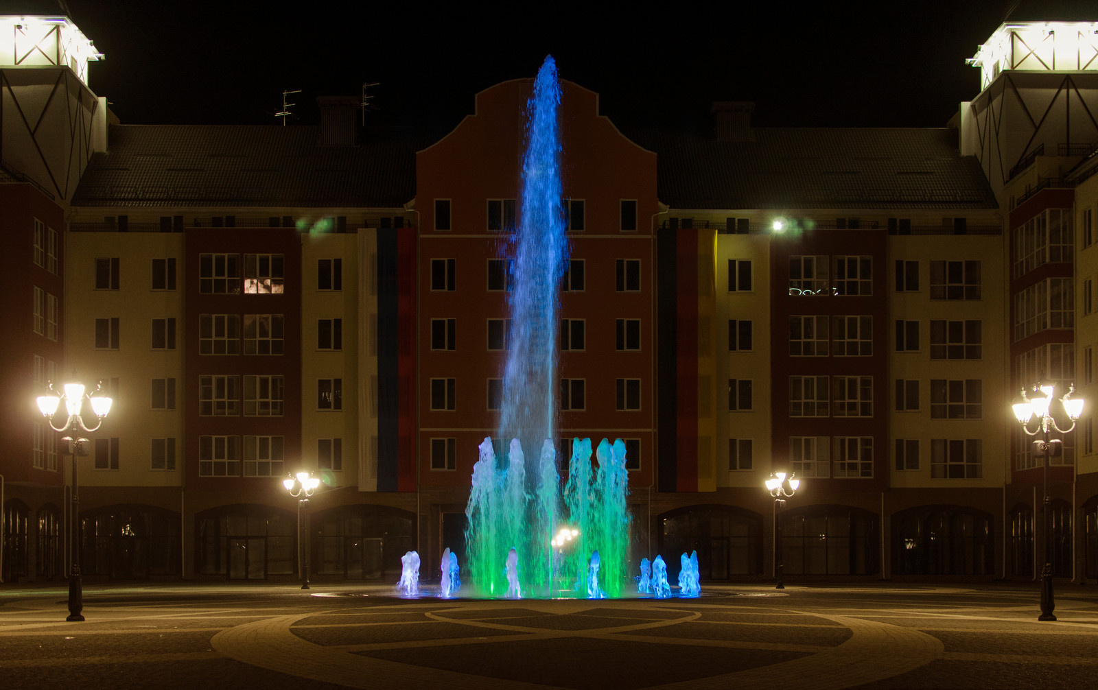 Пешеходные фонтаны / Dry fountains