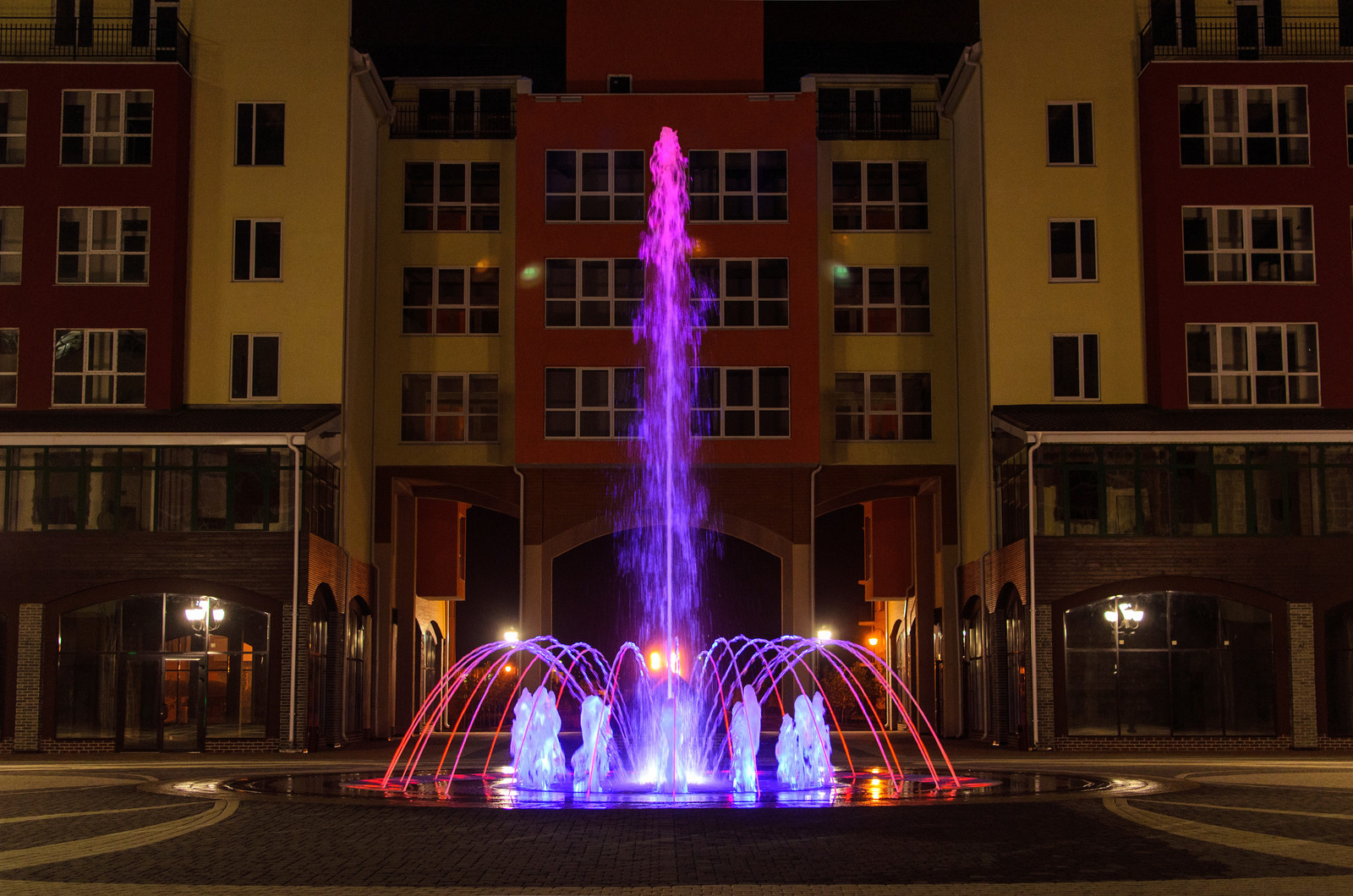 Пешеходные фонтаны / Dry fountains