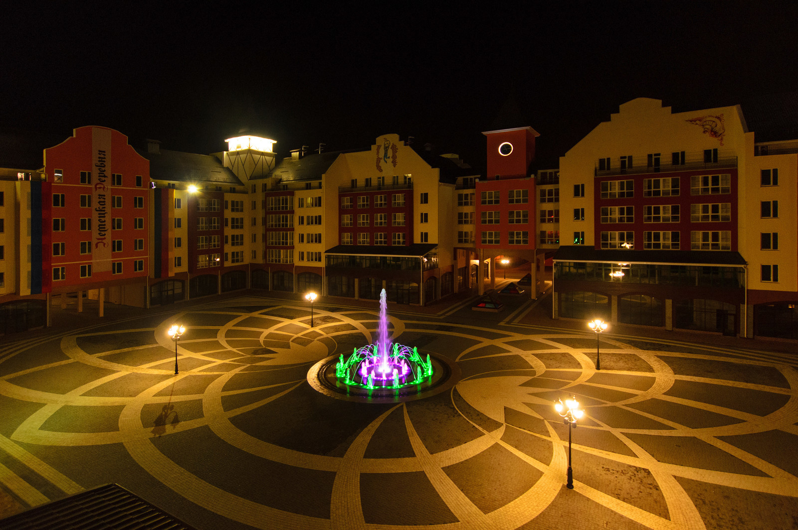 Пешеходные фонтаны / Dry fountains