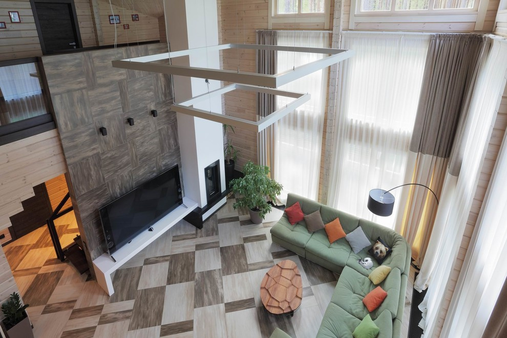 вид со второго уровня