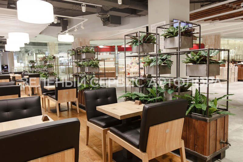 Озеленение ресторанов Eataly