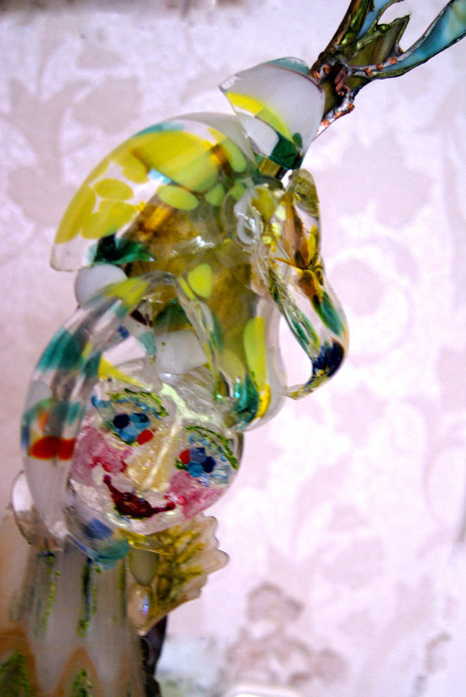 Обьемный витраж-витражные лампы в стиле тиффани.