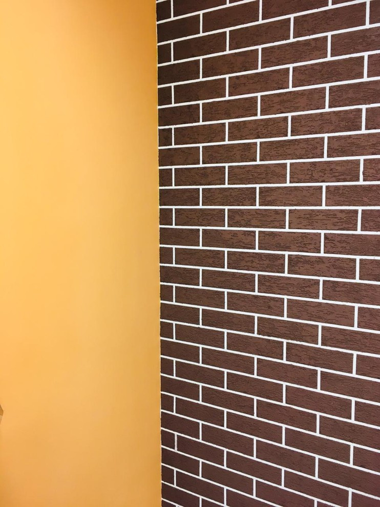 Внутренняя отделка. Имитация кирпичной кладки