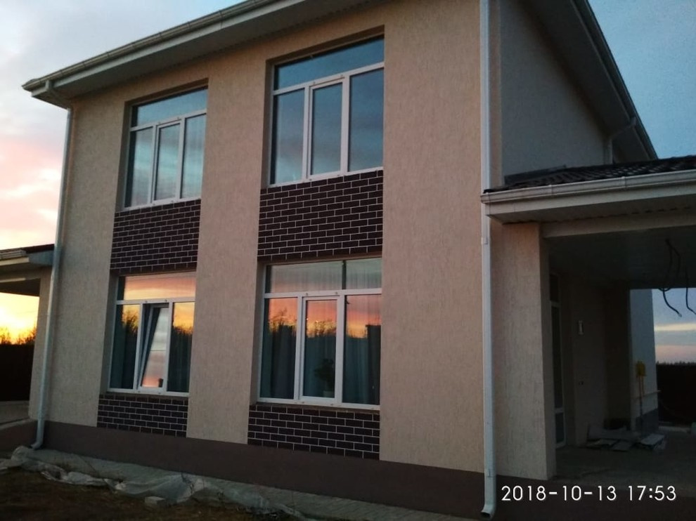 Финишная отделка без утепления. Короед