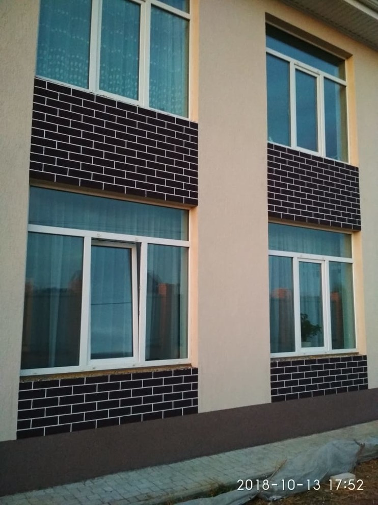 Финишная отделка без утепления. Короед