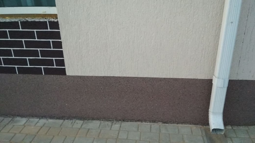 Финишная отделка без утепления. Короед