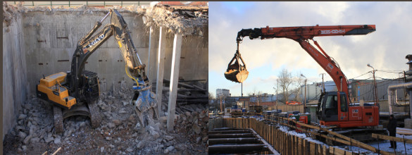 Разработка котлованов под строительство любой сложности