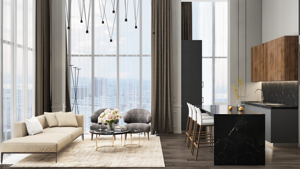 Интерьер квартиры в ЖК PRIME HOUSE 270 м^2