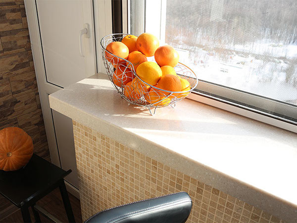 Подоконники в частных квартирах