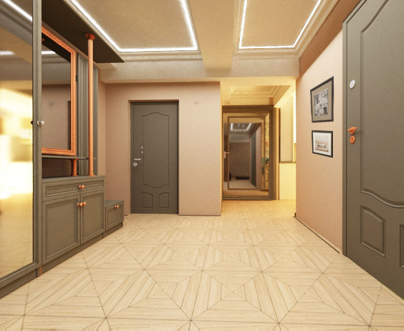 Проект трехкомнатной квартиры г. Ставрополь