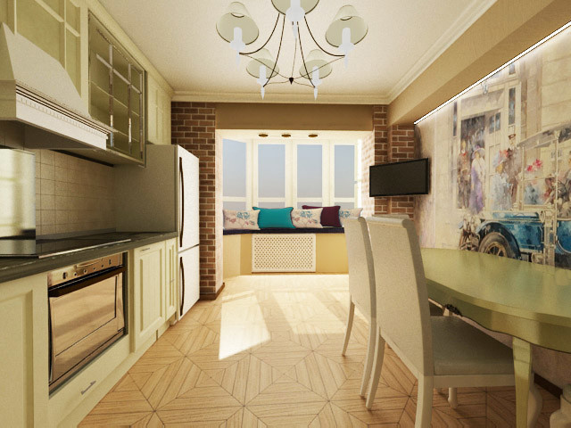 Проект трехкомнатной квартиры г. Ставрополь