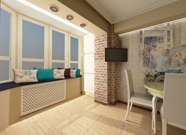 Проект трехкомнатной квартиры г. Ставрополь