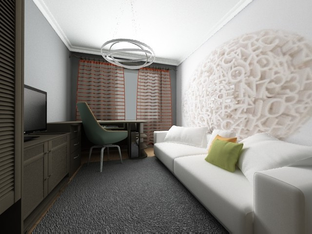 Проект трехкомнатной квартиры г. Ставрополь