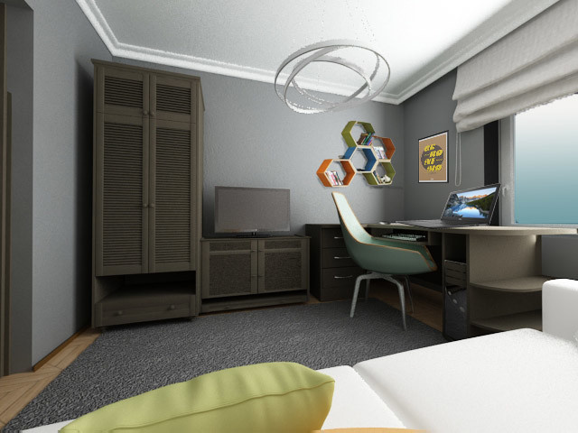 Проект трехкомнатной квартиры г. Ставрополь